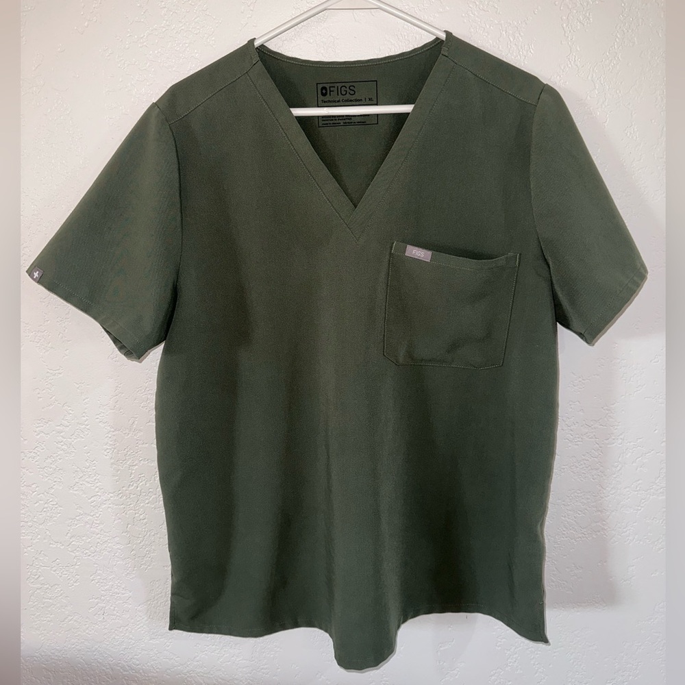 FIGS Women’s Scrub Top Moss Green XL